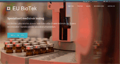 Desktop Screenshot of eubiotek.no