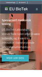 Mobile Screenshot of eubiotek.no